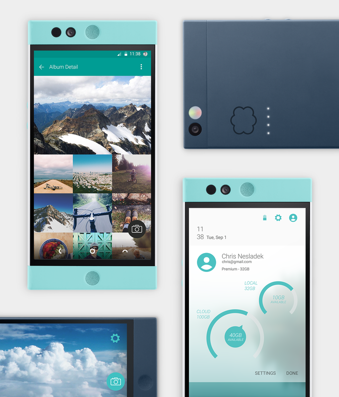 A “Design Forward” Cloud Powered Android Smartphone