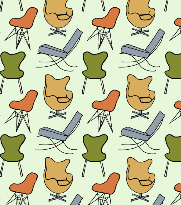 becky-simpson-illustration-modern-chairs