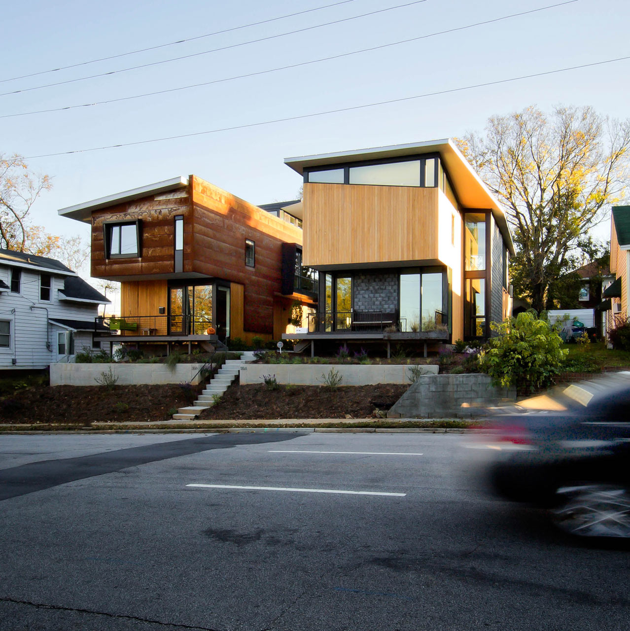 Edentwin: A Compact Pair of Houses in Downtown Raleigh