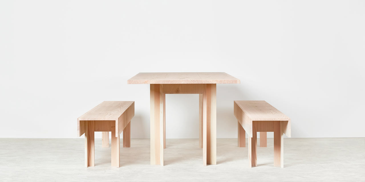 Planks: Furniture Inspired by Carpenter's Workbenches