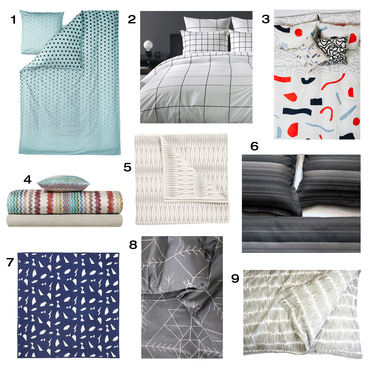 Roundup: Modern Duvets and Quilts