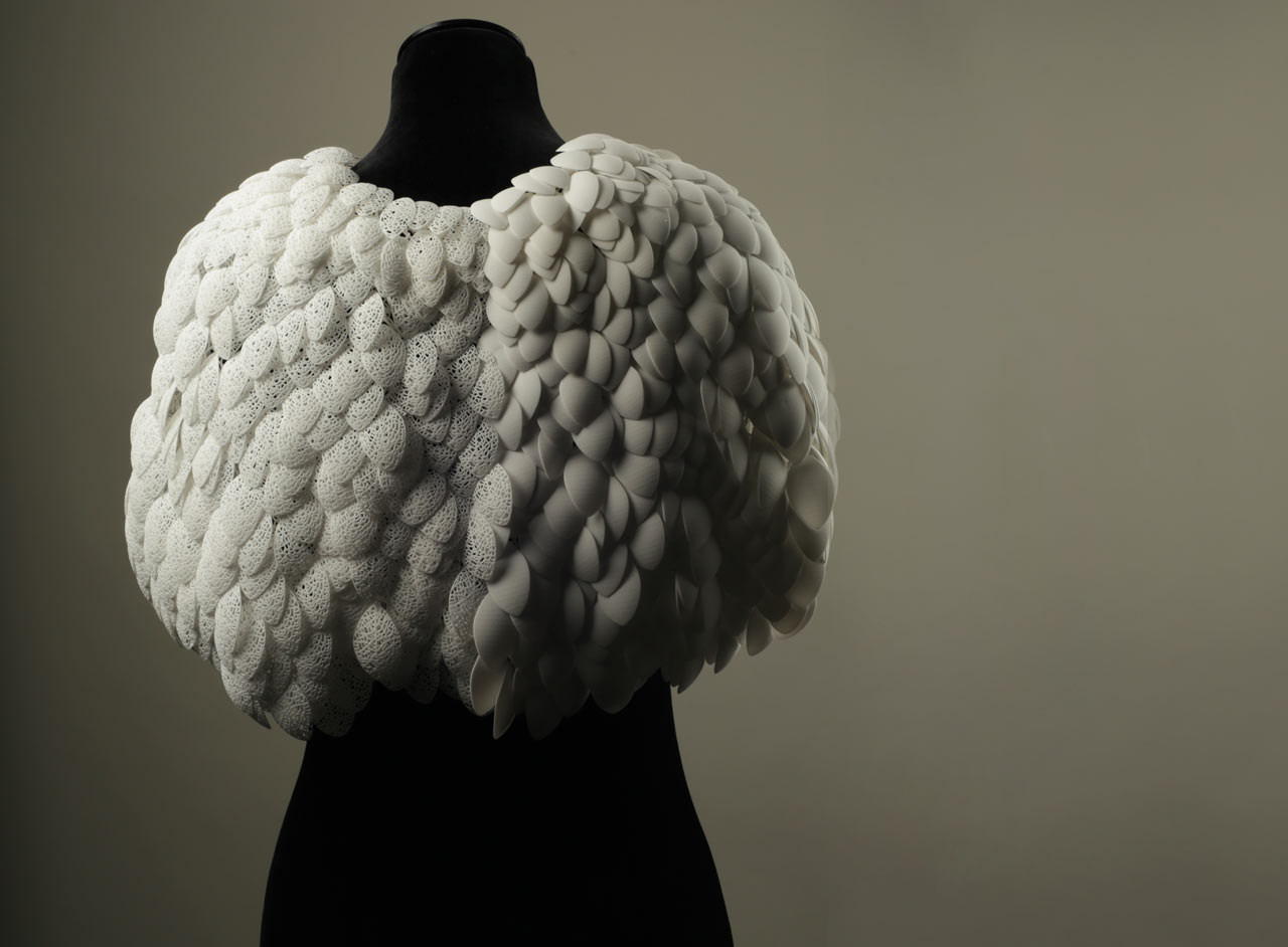 Plumage: A 3D Printed Cape by Love & Robots