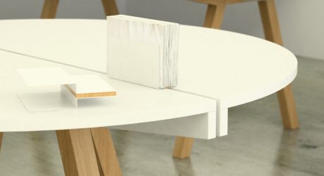 A Table that Holds Accessories in the Center