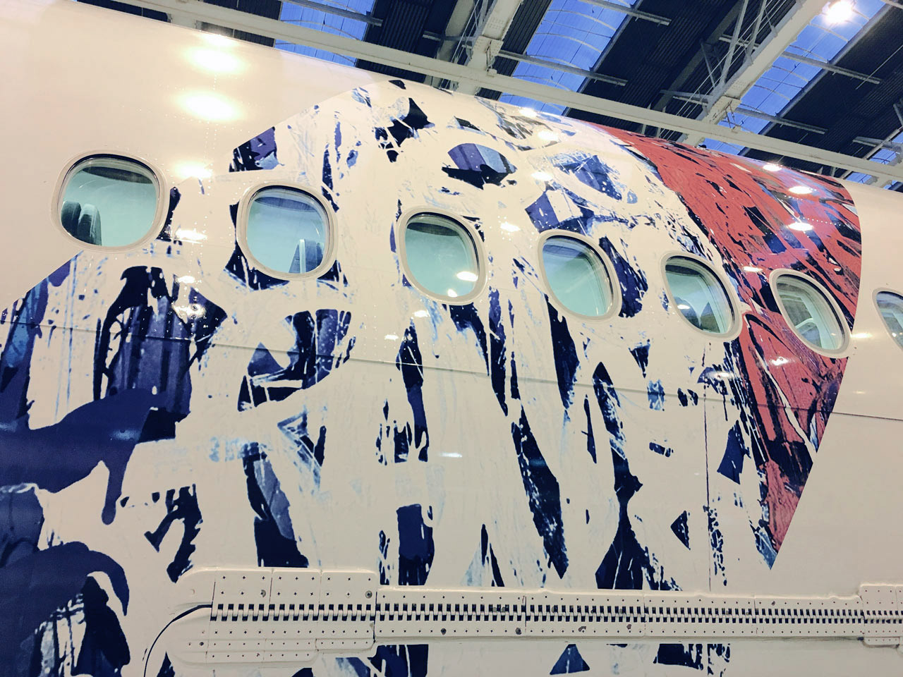 A Gallery in the Sky:  JonOne x Air France