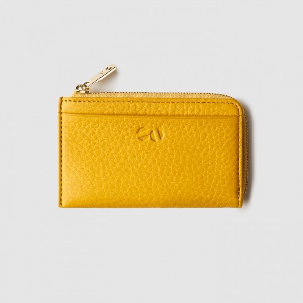 octovo-womens-nyc-zip-card-wallet-leather-yellow-front_1_2