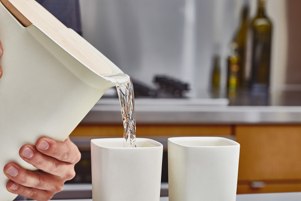 Grovemade - Tabletop Collection - White Ceramicware - Pitcher + Cups