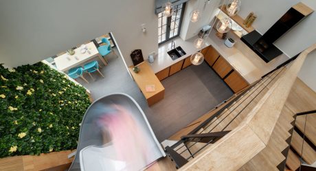 A Childhood Fantasy Comes True: An Apartment with a Slide