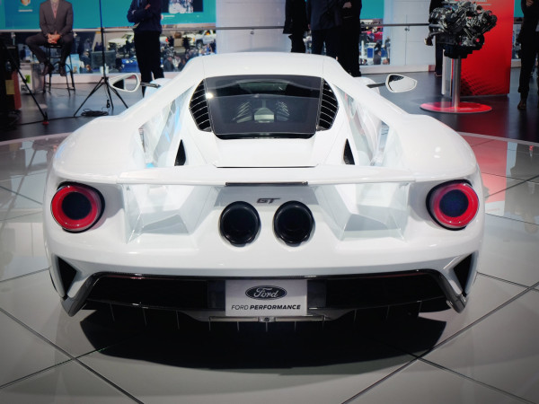 We were assured by Ford the GT's resemblance to a stormtrooper was completely incidental and attributed to the armor-white finish.