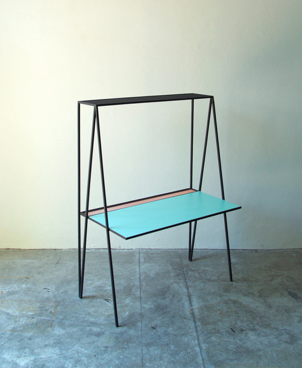 Alpina furniture by Ries is made from minimal steel shapes