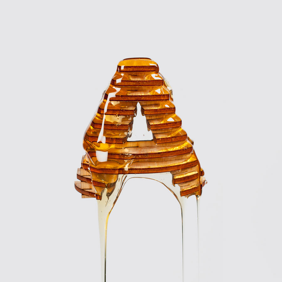 3D Models + Honey = Delicious Typography