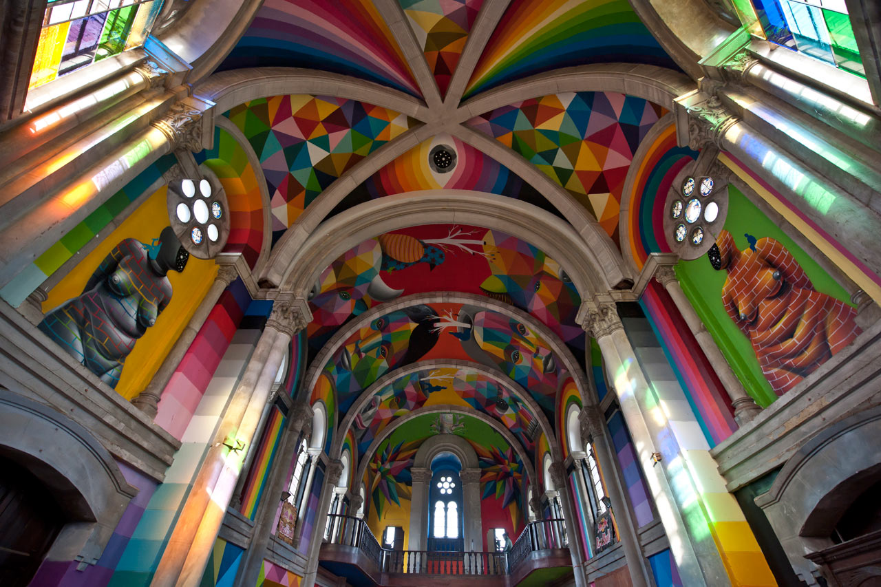 An Old Church Becomes a Colorful Skateboarder's Heaven