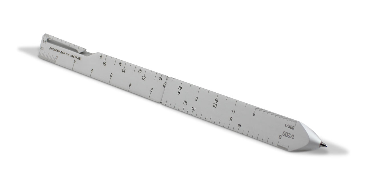 Scale: A Retractable Ballpoint Pen by Architect Shigeru Ban