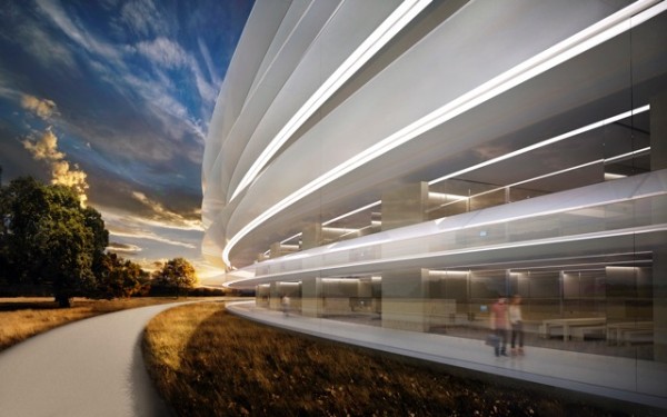 A render of Apple Campus 2 Main Building. Image: Apple