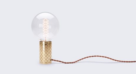 A Minimalist Lamp Inspired by a Bulb & Bicycle Grip