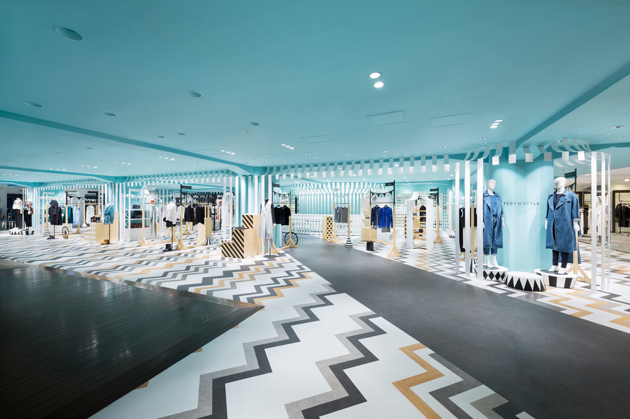 Nendo Designs the Women’s Fashion Floor of a Japanese Department Store