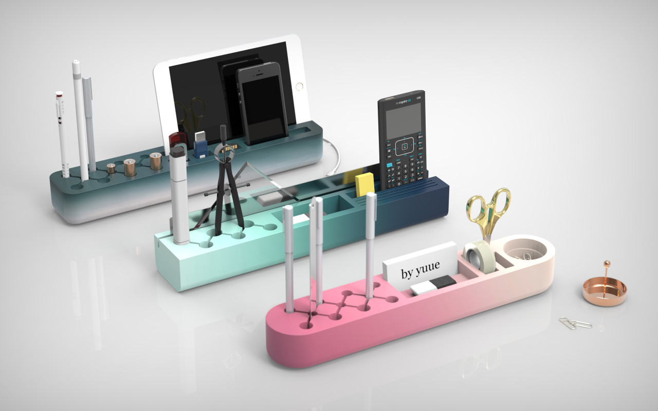 The Radiant Gradients of One Piece Desk Organizers
