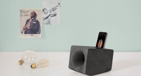 A Wooden Speaker that Mimics the Sound of Vinyl