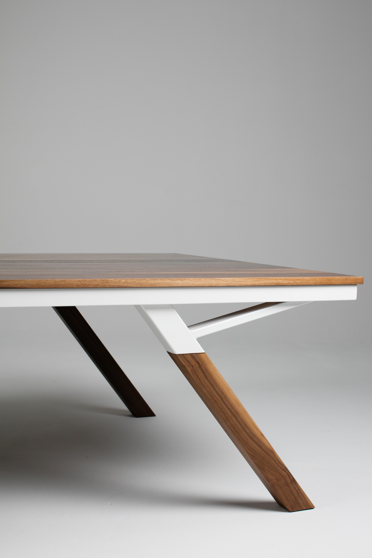 Solid Walnut Ping Pong Table — Sean Woolsey Studio