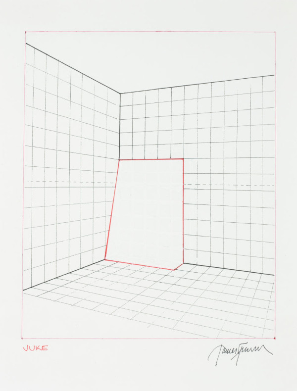 James Turrell, Juke from Projection Piece Drawings, 1970-1971