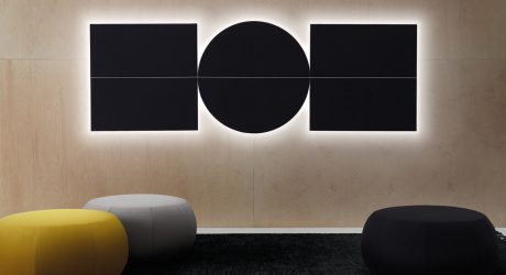 Geometric Acoustic Wall Panels by Arper