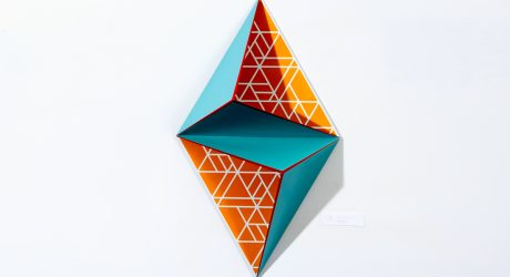 3D Geometrical Paintings by Kate Matthews