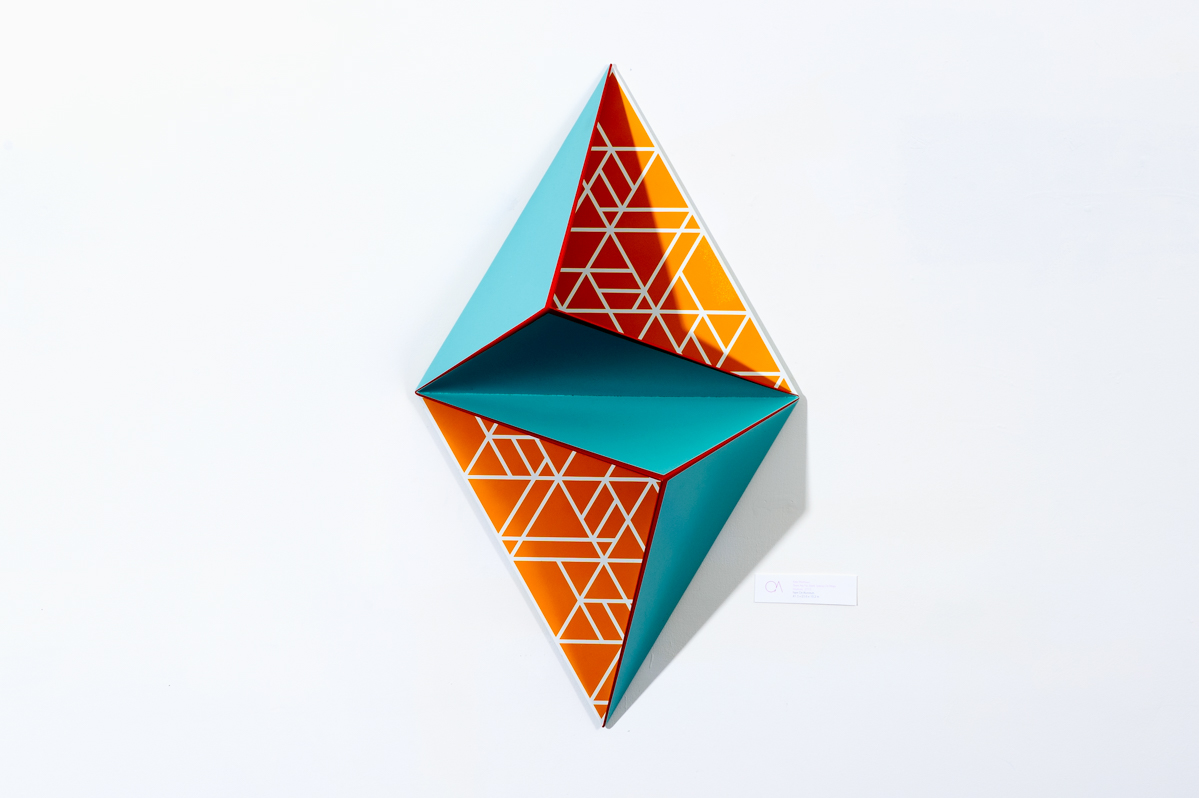 3D Geometrical Paintings by Kate Matthews