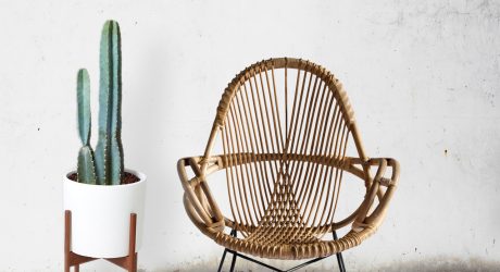 Modern Handwoven Rattan Chairs from WEND Studio