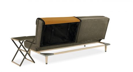 A Convertible Sofa That Hides a Table