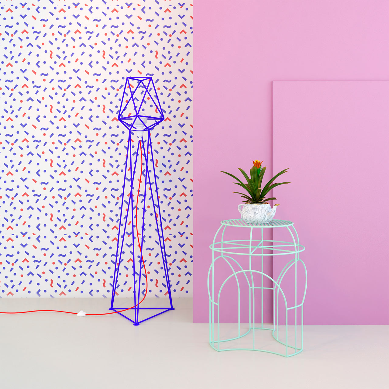 Geometric Lamps That Are Totally Exposed