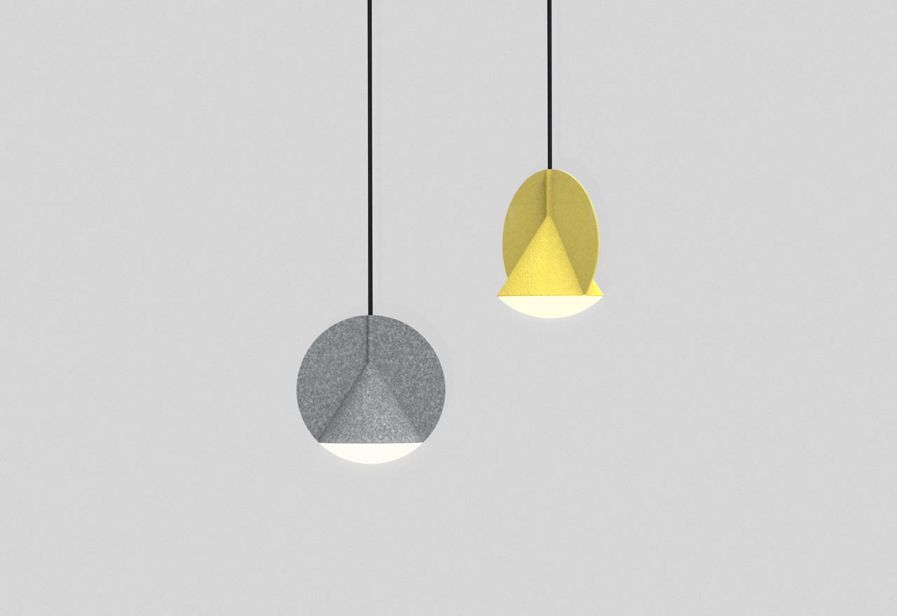 A Pendant Lamp That Plays With Geometry
