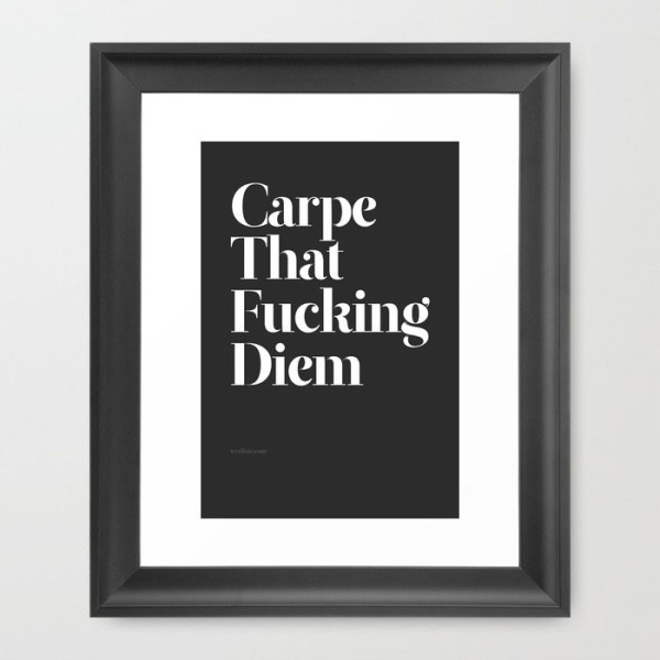 carpe-diem-framed-print