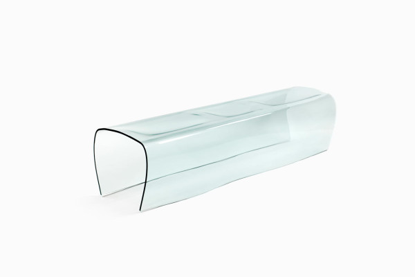 Bent Glass Bench by Naoto Fukasawa for Glas Italia