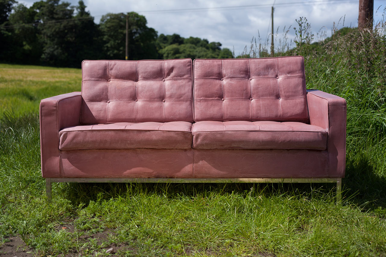 A Concrete Sofa That Looks Like it’s Upholstered