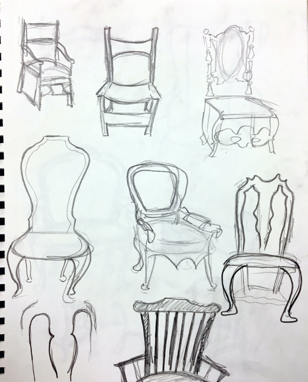 470 Drawing Of Simple Wood Chair Illustrations RoyaltyFree Vector  Graphics  Clip Art  iStock