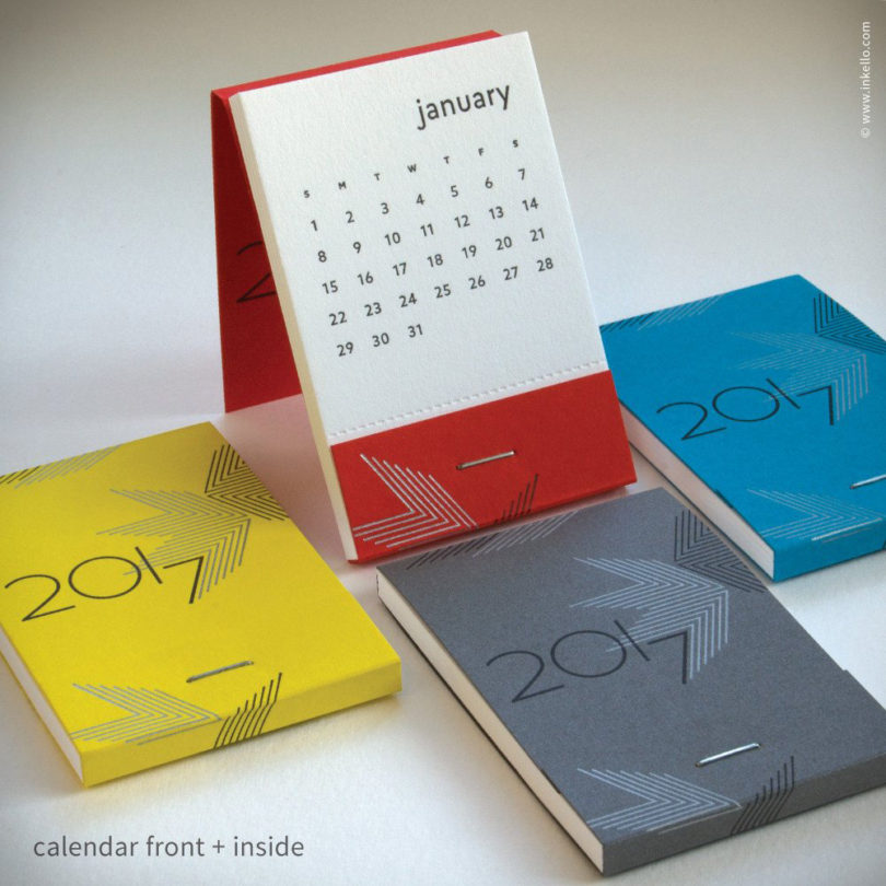 20 Modern Calendars for 2017 Design Milk