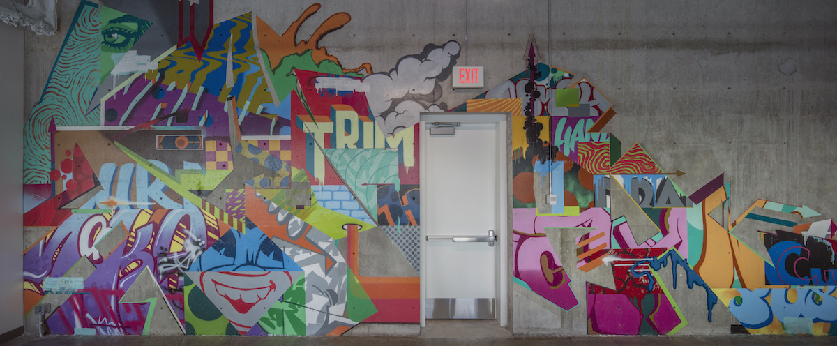 A Mural That Represents Spontaneous Creativity and Collaboration