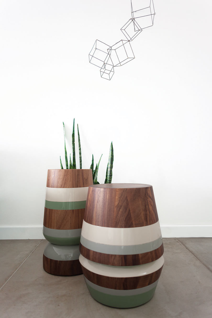 Capirucho Stools and Side Tables