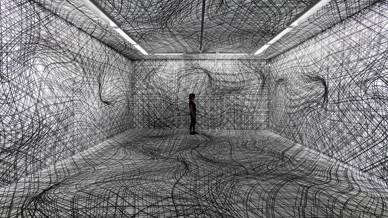 The Visually Warped Rooms of Peter Kogler