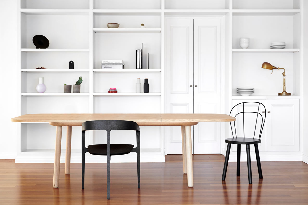 Baker: Wooden Tables with Gentle Curves