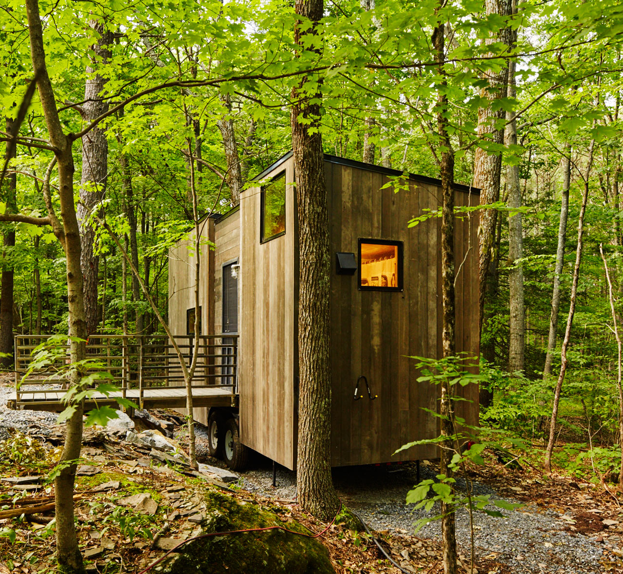 Getaway Tiny  Houses  in the Woods You Can Rent