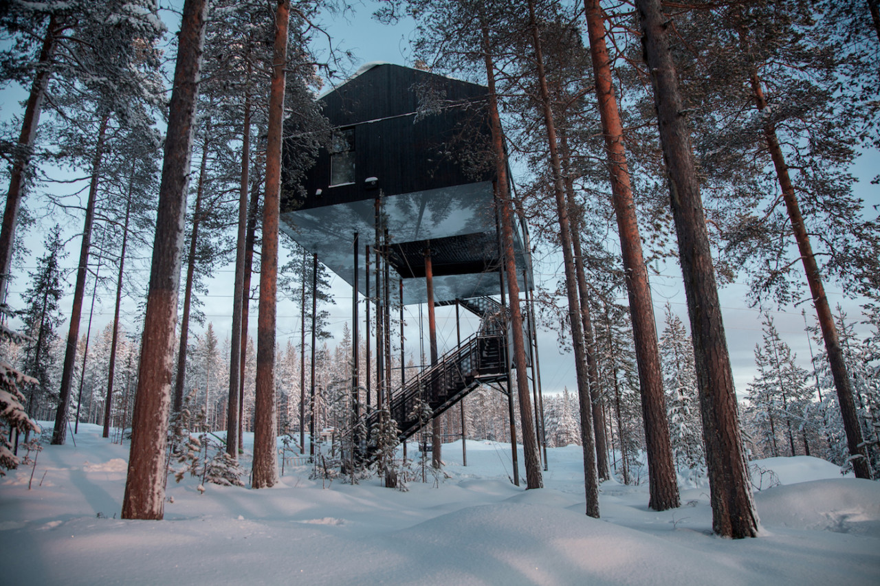 Stargaze and Sleep in Snøhetta’s 7th Room at the Treehotel