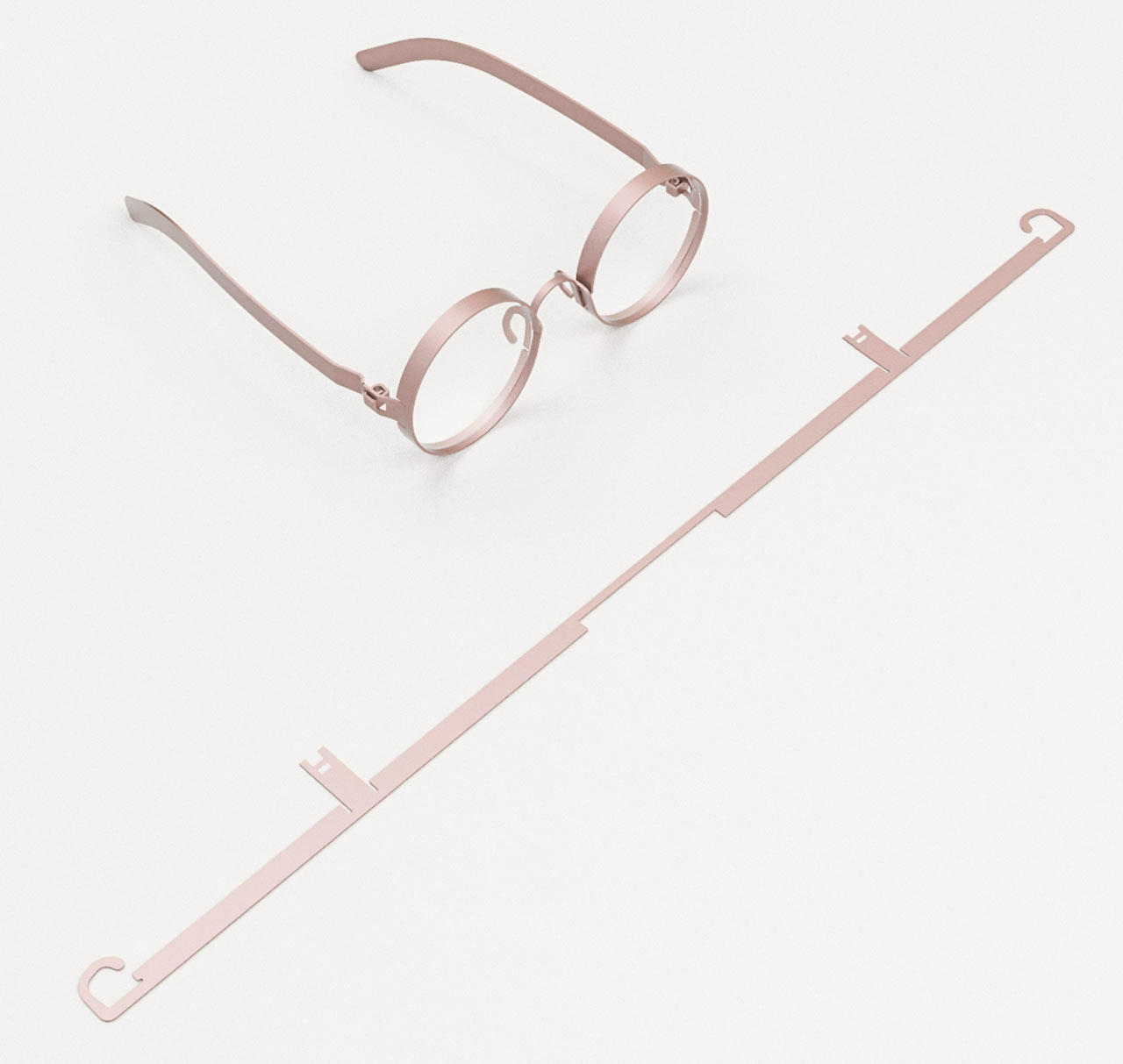 FRAME: Eyeglasses Cut From Sheet Metal to Reduce Waste