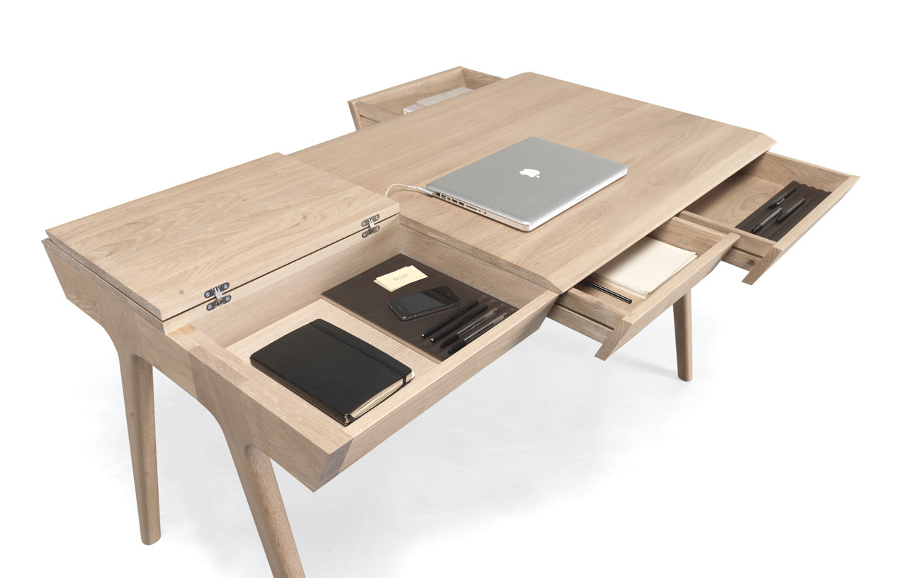 A Storage-Packed Desk So You Can Keep Your Workspace Tidy