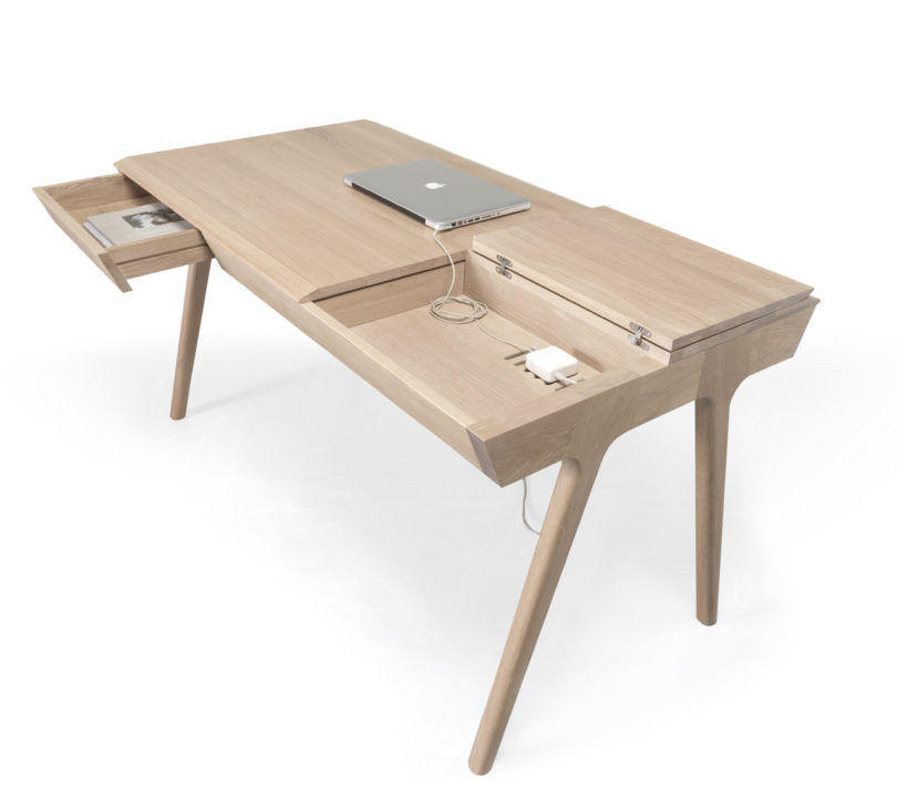 A Storage Packed Desk So You Can Keep Your Workspace Tidy Design