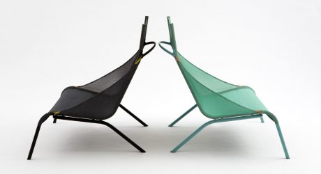 The 3D-Knitted Tent Chair by LAYER for Moroso