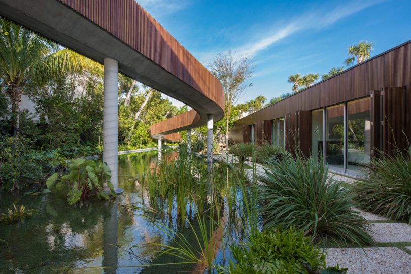 A Miami Beach Home with a Swimmable Lagoon