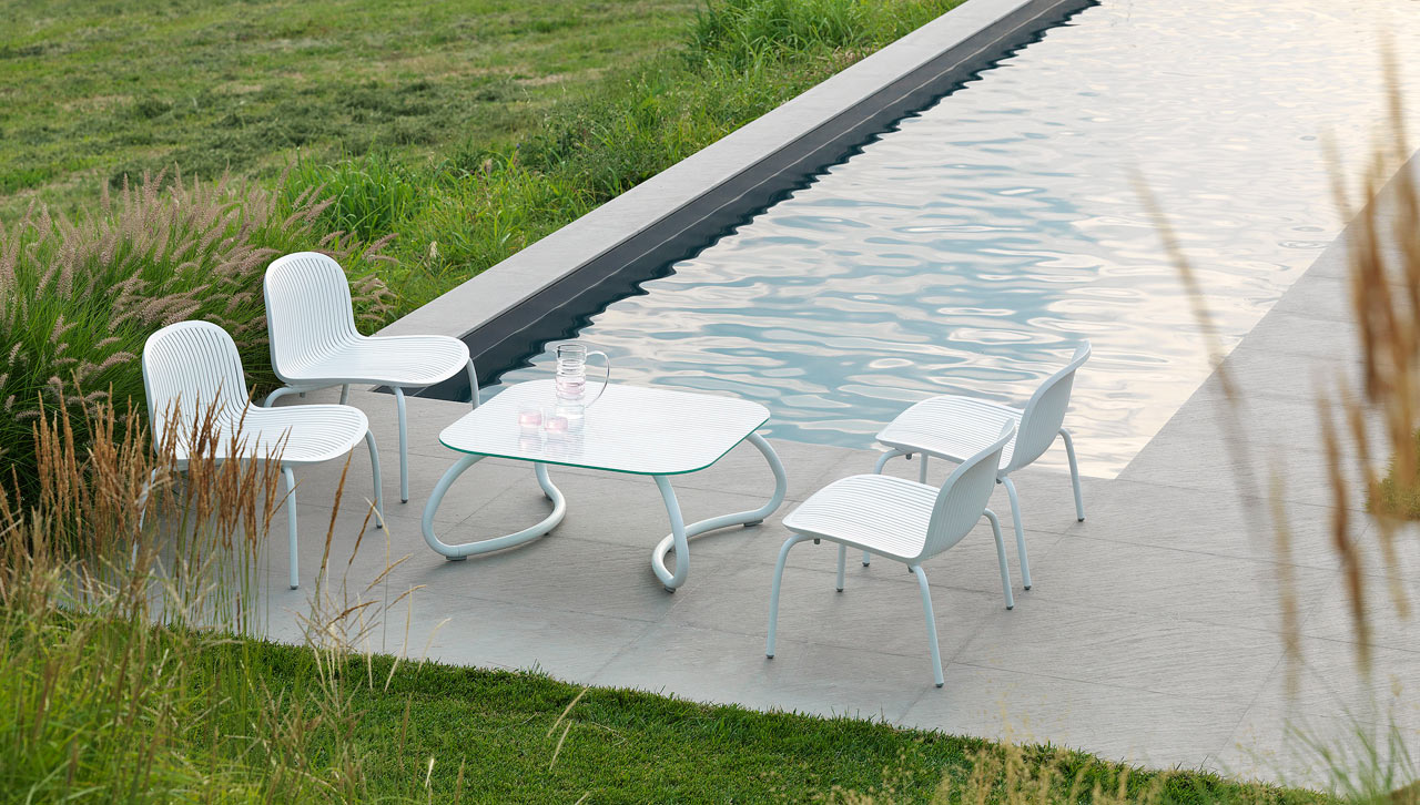 A Sophisticated, White Outdoor Collection from Nardi