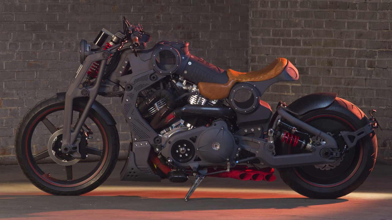 Confederate Motorcycles Unveils the R-Code Combat Bomber at The Quail