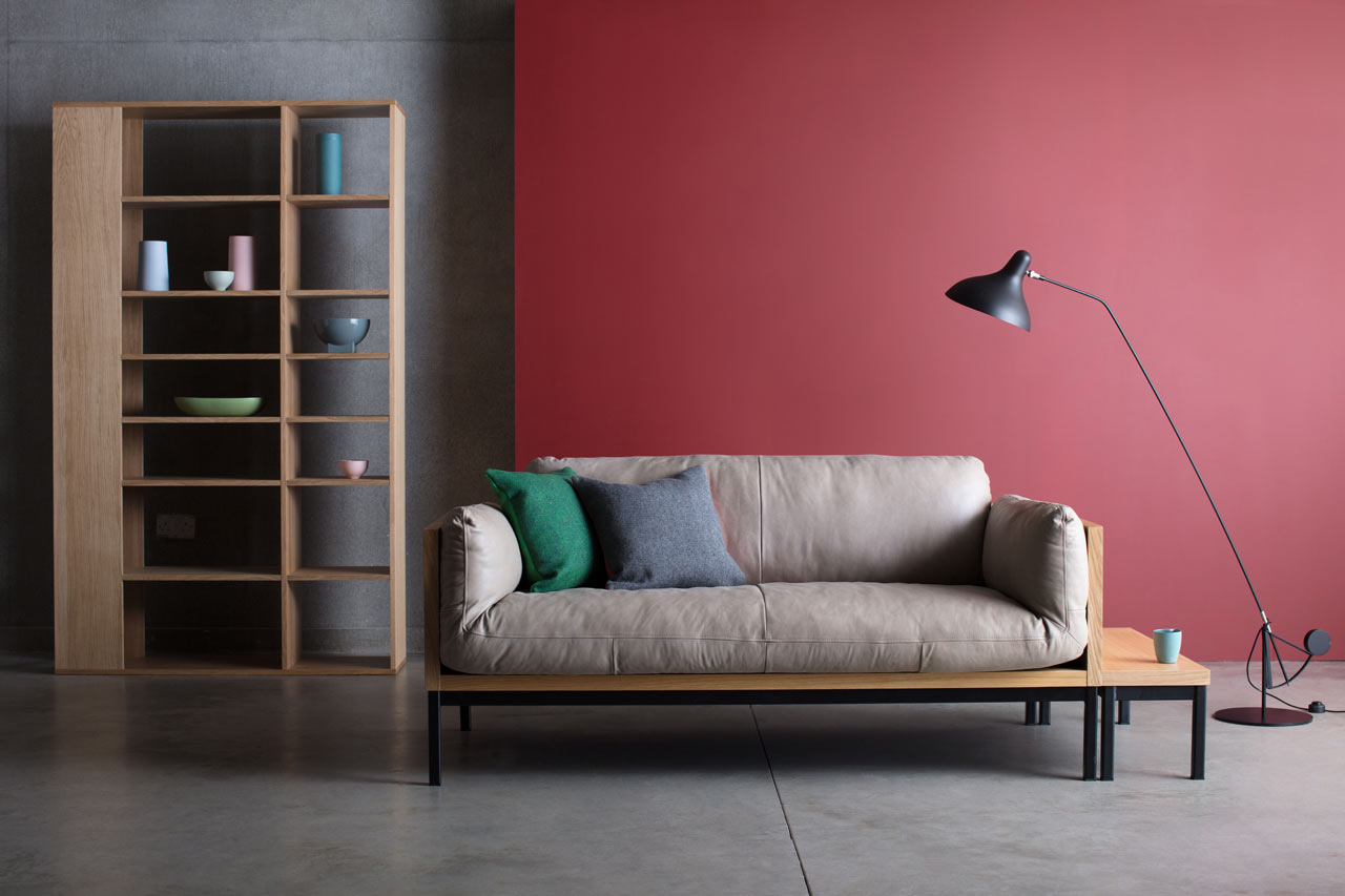 The Wood Framed Legna Sofa is Both Functional and Adaptable