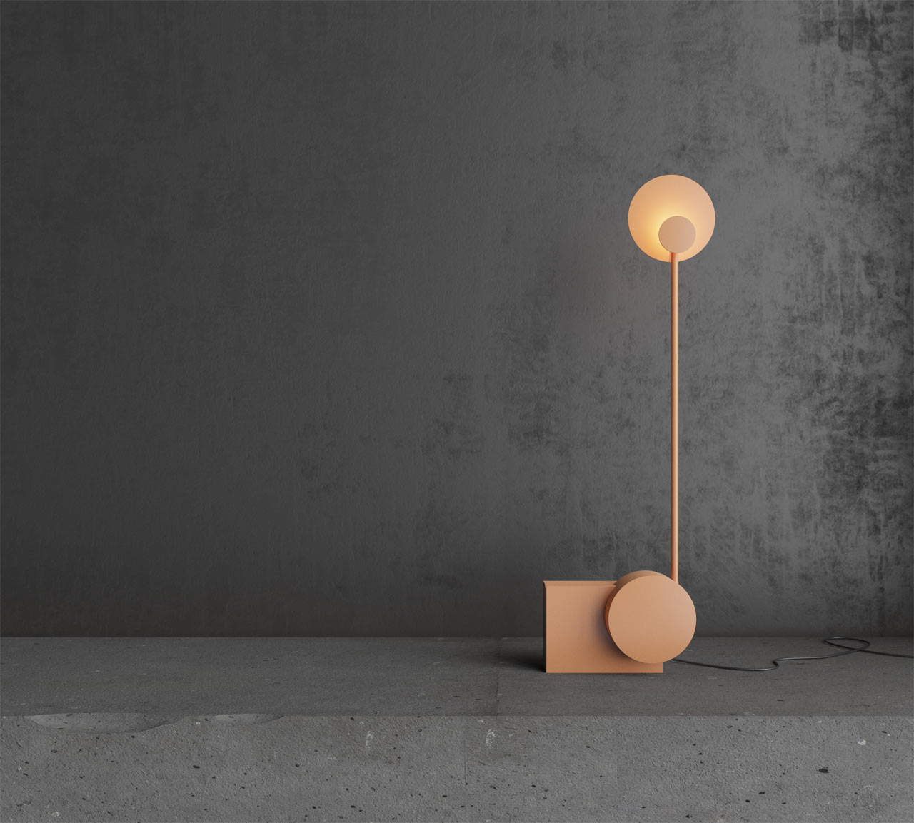 A Table Lamp by Nottdesign That You Interact with to Turn It On